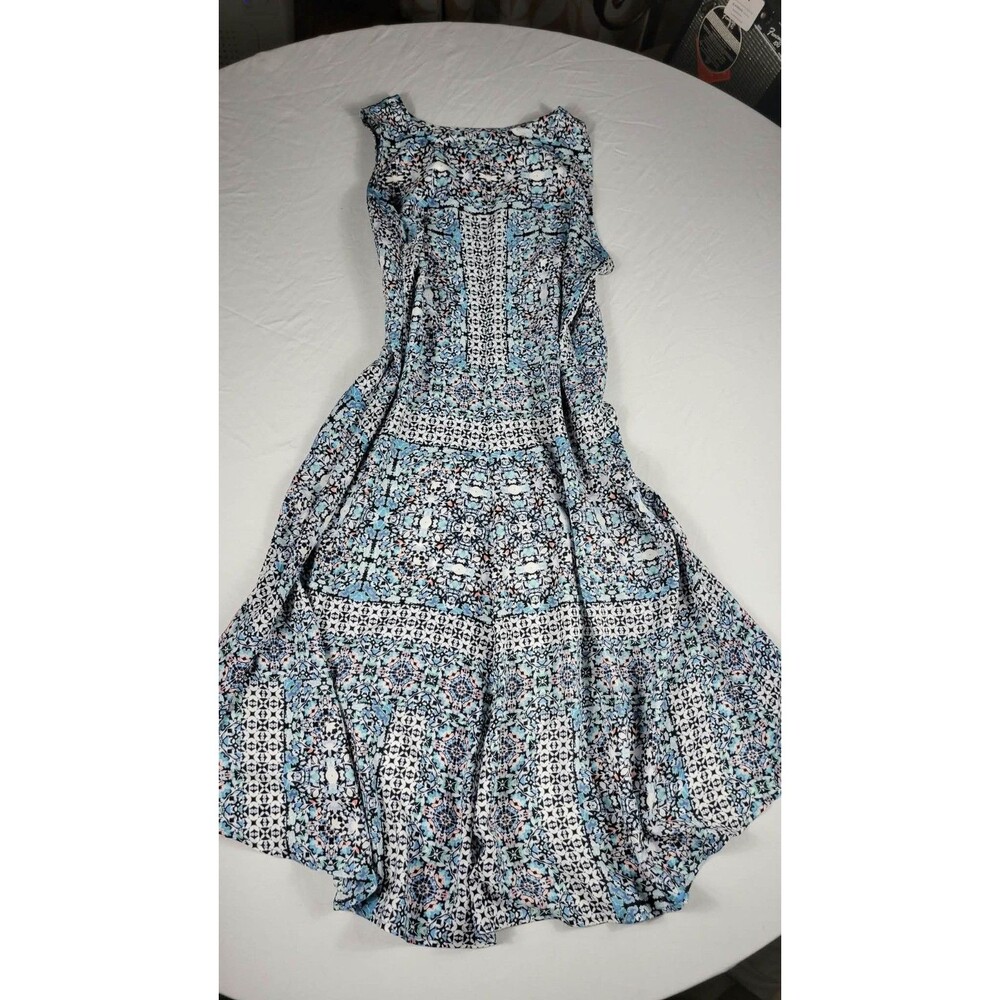 ZOZO Geometrical design long flowey dress